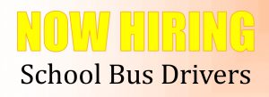 Now Hiring Bus Drivers