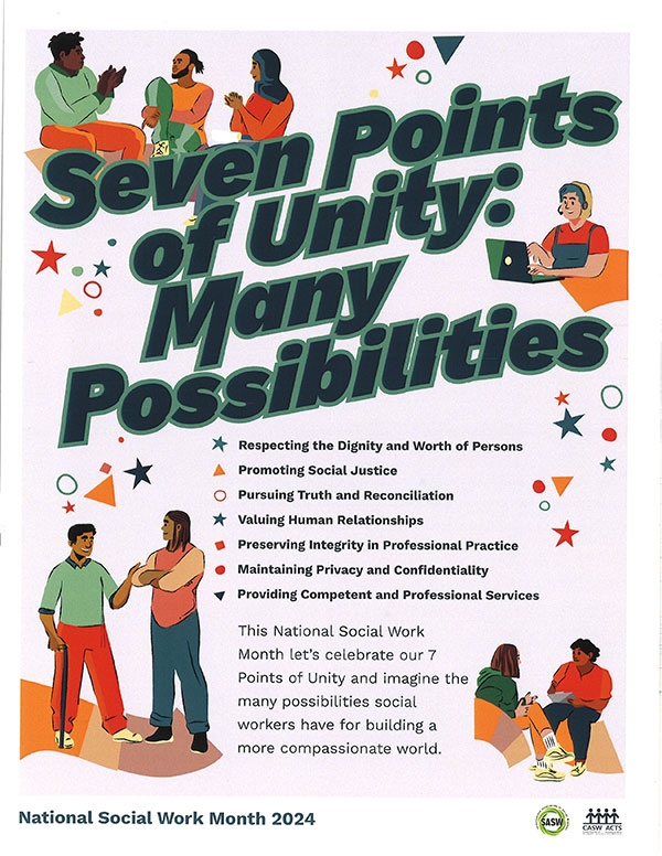 March is National Social Work Month and Social Work Week in